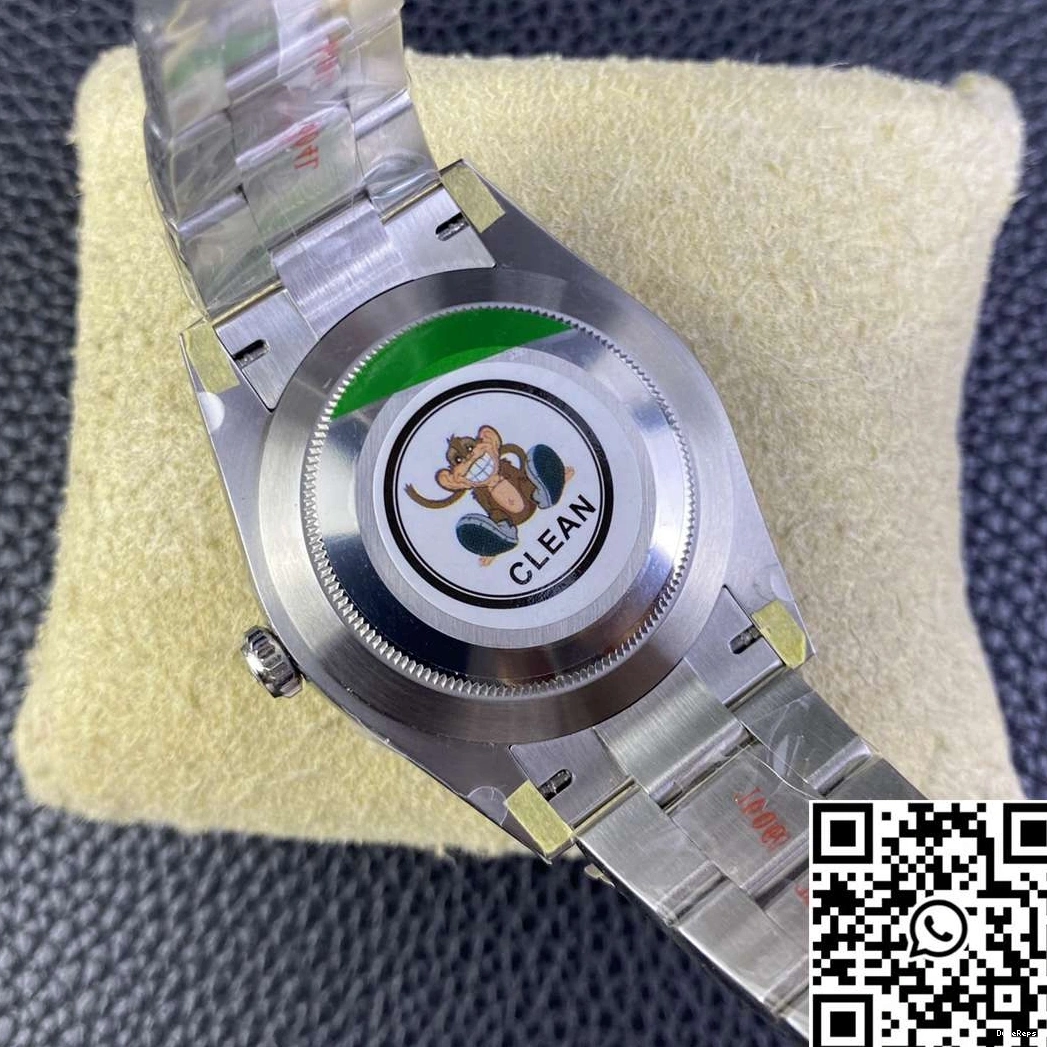 Silver Oyster Factory Dial Perpetual Rolex Clean 41MM M124300-0001 0925